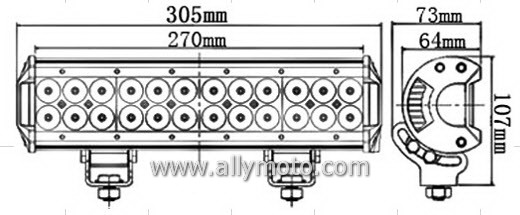 72W LED Light Bar 2022